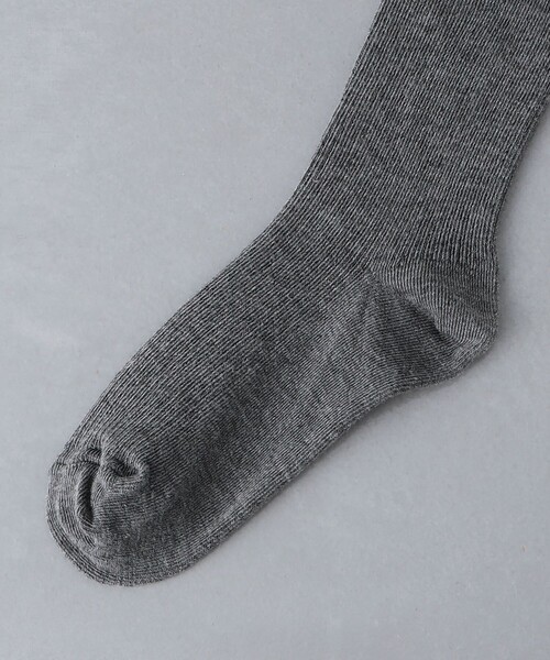 UNITED ARROWS（ユナイテッドアローズ）の「リブ タイツ（タイツ/ストッキング・レディース・ダークグレー/ブラック・FREE）」の4枚目の写真