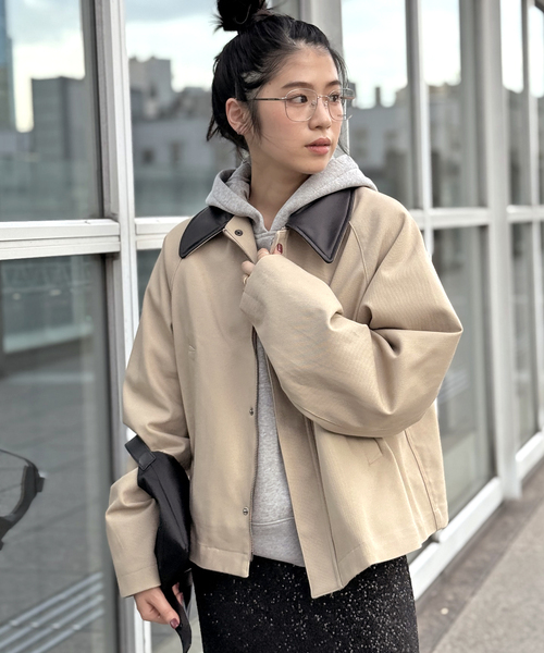 AP STUDIO（エーピーストゥディオ）の「【JUHA/ユハ】  別注コットンショートジャケット（その他アウター・レディース・ベージュ・FREE）」の2枚目の写真