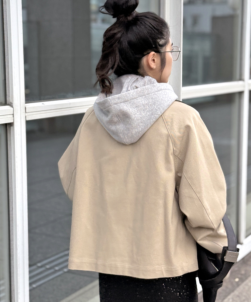 AP STUDIO（エーピーストゥディオ）の「【JUHA/ユハ】  別注コットンショートジャケット（その他アウター・レディース・ベージュ・FREE）」の3枚目の写真