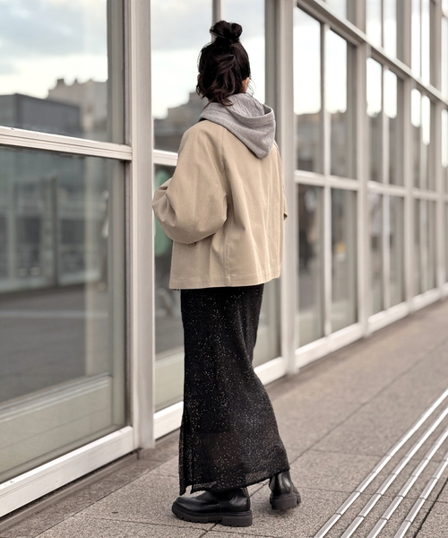 AP STUDIO（エーピーストゥディオ）の「【JUHA/ユハ】  別注コットンショートジャケット（その他アウター・レディース・ベージュ・FREE）」の6枚目の写真