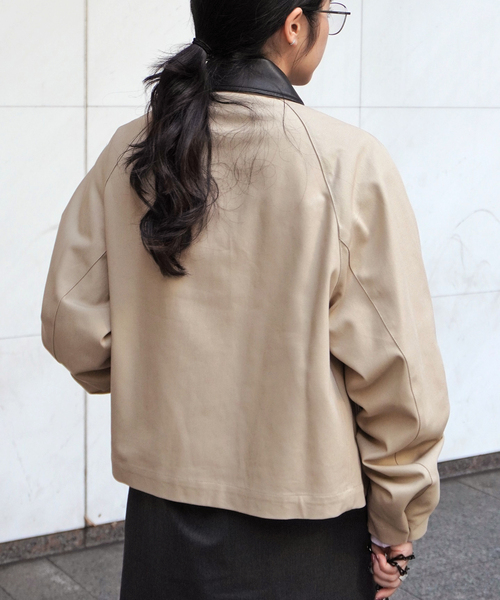 AP STUDIO（エーピーストゥディオ）の「【JUHA/ユハ】  別注コットンショートジャケット（その他アウター・レディース・ベージュ・FREE）」の8枚目の写真