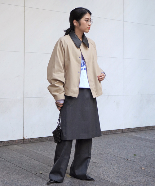 AP STUDIO（エーピーストゥディオ）の「【JUHA/ユハ】  別注コットンショートジャケット（その他アウター・レディース・ベージュ・FREE）」の9枚目の写真