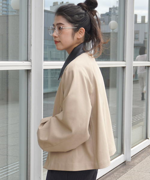 AP STUDIO（エーピーストゥディオ）の「【JUHA/ユハ】  別注コットンショートジャケット（その他アウター・レディース・ベージュ・FREE）」の13枚目の写真