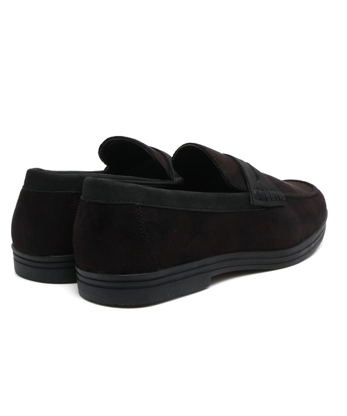 VENCEEXCHANGE(ヴァンスエクスチェンジ)の「総柄ローファースニーカー(ローファー・メンズ・ブラック/ブルー・MEDIUM/LARGE)」の5枚目の写真