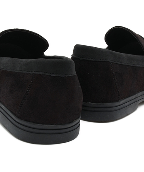 VENCEEXCHANGE(ヴァンスエクスチェンジ)の「総柄ローファースニーカー(ローファー・メンズ・ブラック/ブルー・MEDIUM/LARGE)」の9枚目の写真