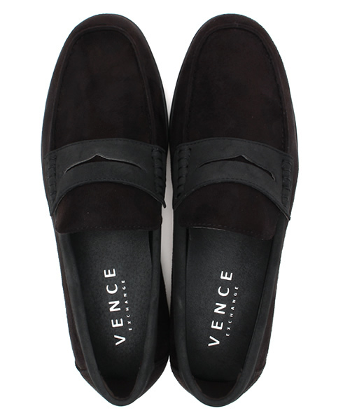 VENCEEXCHANGE(ヴァンスエクスチェンジ)の「総柄ローファースニーカー(ローファー・メンズ・ブラック/ブルー・MEDIUM/LARGE)」の10枚目の写真