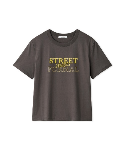 SNIDEL（スナイデル）の「ロゴTシャツ（Tシャツ/カットソー・レディース・ダークグレー/アイボリー/ライトブルー・FREE）」の5枚目の写真