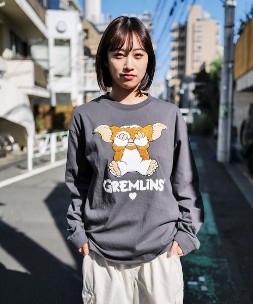 セール】【GREMLINS/グレムリン】オリジナルデザインロンT ギズモ