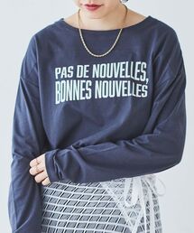 le.coeur blanc | BONNES VOUVELLES ロゴプリントTシャツ(Tシャツ/カットソー)