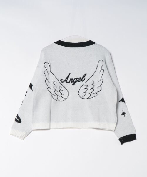 セール】天使柄＆羽根翼 ニット セーター（ニット/セーター