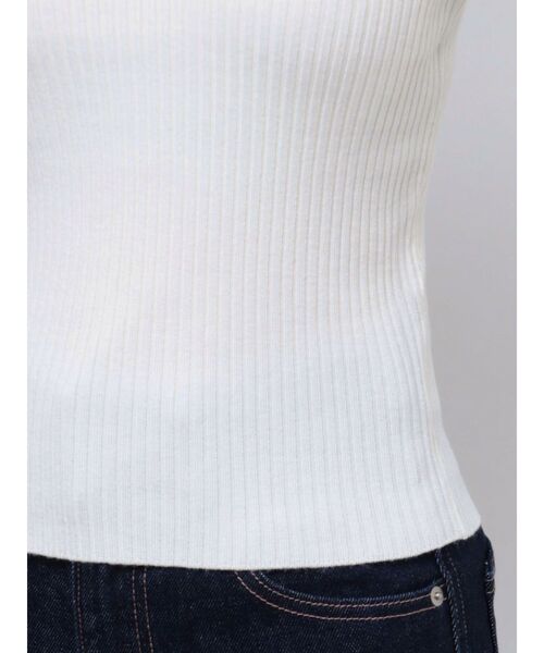 MERCURYDUO（マーキュリーデュオ）の「パール付きフレアスリーブリブニット（ニット/セーター・レディース・ブラック/ベージュ/チャコールグレー/アイボリー・FREE）」の15枚目の写真