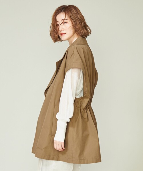 conte（コンテ）の「＜conte＞ ミリタリー 2WAY ショートコート