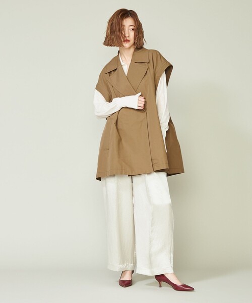 conte（コンテ）の「＜conte＞ ミリタリー 2WAY ショートコート