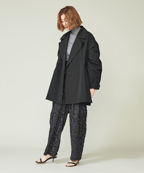 conte（コンテ）の「＜conte＞ ミリタリー 2WAY ショートコート