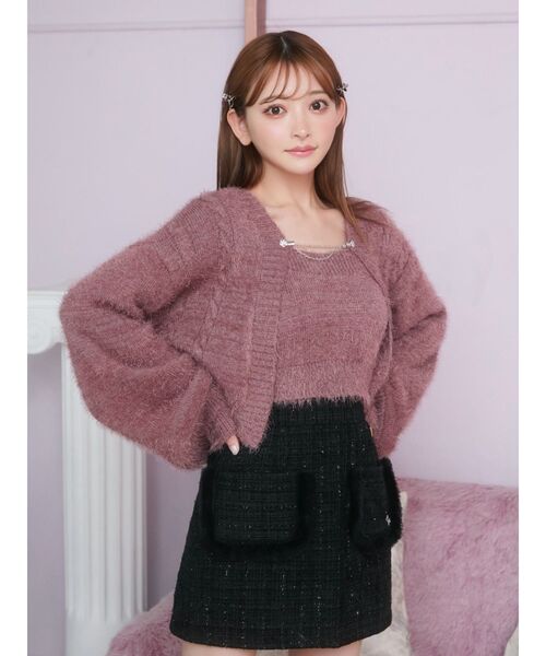 EATME（イートミー）の「フラワーチェーンクリップ（ブローチ/コサージュ・レディース・シルバー・FREE）」の5枚目の写真