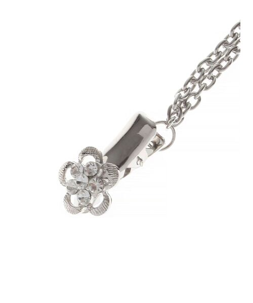 EATME（イートミー）の「フラワーチェーンクリップ（ブローチ/コサージュ・レディース・シルバー・FREE）」の8枚目の写真