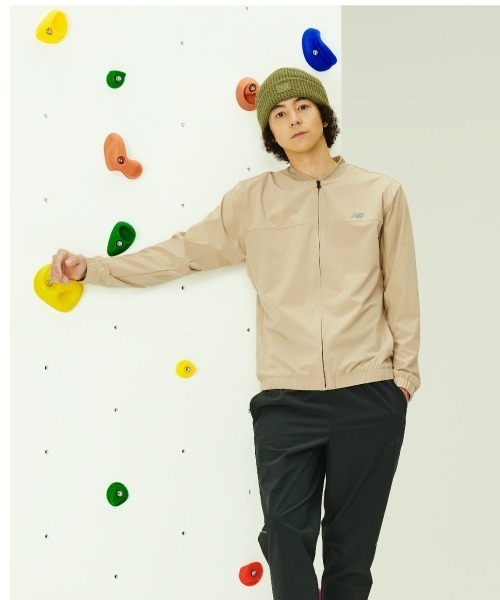【セール】New Balance ニューバランス M ストレッチウーブンボンバーJK アウター MJ41017SOT SOT(その他アウター)|New Balance(ニューバランス)