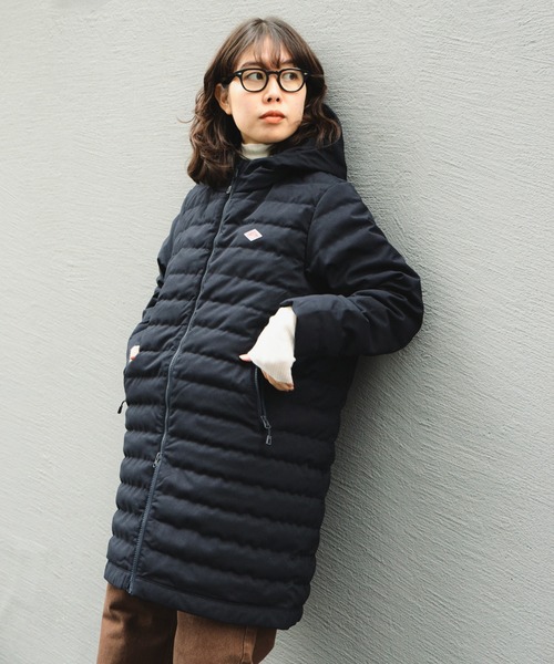 DANTON / ウールライク ミドル ダウンコート（ダウンジャケット/コート