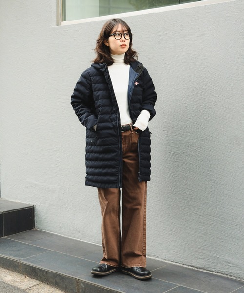 DANTON / ウールライク ミドル ダウンコート（ダウンジャケット/コート