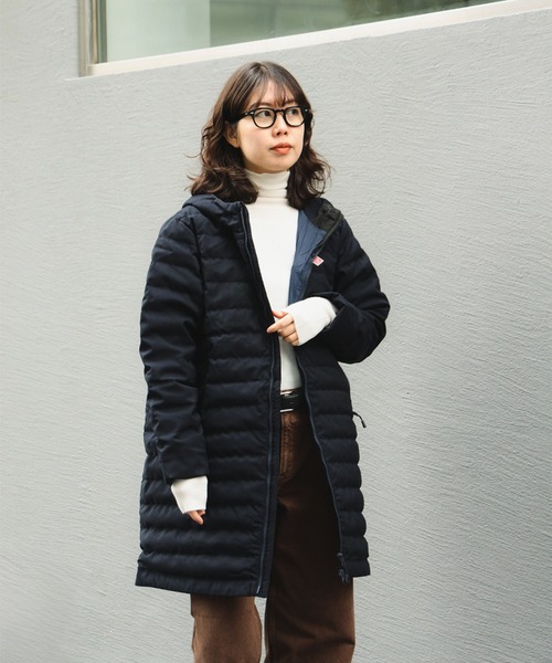 DANTON / ウールライク ミドル ダウンコート（ダウンジャケット/コート