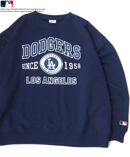 MLB(メジャーリーグベースボール)の「MLB/メジャーリーグベースボール オーバーサイズ 裏毛 チームロゴ ワッペン刺繍 スウェット レディース メンズ トレーナー(スウェット・メンズ・ホワイト/アッシュグレー/ブラック/ネイビー/ブラック系その他/グレー系その他/ブルー系その他/ブルー系その他2・LL/M/L)」の15枚目の写真