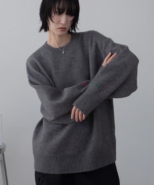 美品♡¥39,600♡Rene ロゴ刺繍入りニットプルオーバー 楽天市場】【アウトレット】【返品不可】刺繍ロゴニット