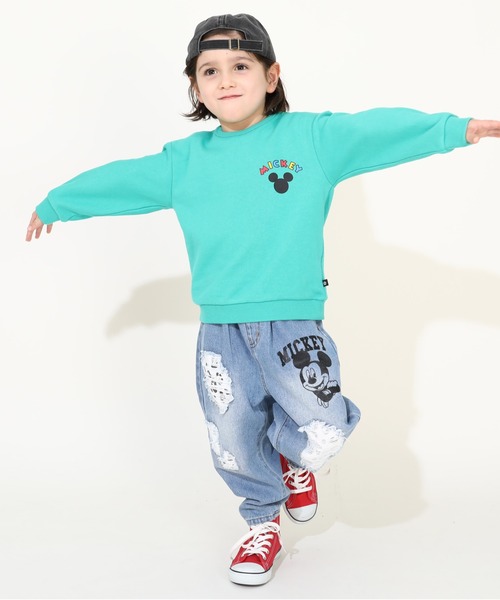 Disney(ディズニー)の「ディズニー アニマル柄 ダメージ デニムロングパンツ 9984K(デニムパンツ・キッズ・ブラック×レッド・80cm/90cm/100cm/110cm/120cm/130cm/140cm)」の22枚目の写真