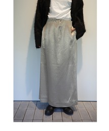 MANOF SATIN MAXI SKIRT