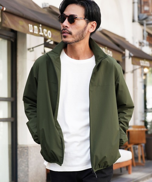 【完売品・未使用】メッシュレイヤースタンドブルゾン NAVY ブルゾン アウター NAVY SOLOTEX(R) 裏メッシュスタンド