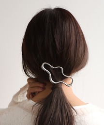 セール】ボールチェーンクリップ（バレッタ/ヘアクリップ）｜Three