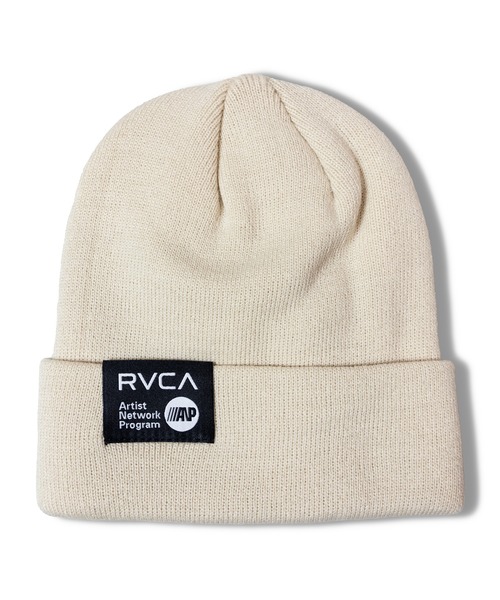 RVCA（ルーカ）の「RVCA DOUBLE FACE BEANIE（ニットキャップ/ビーニー・メンズ・クリーム/ブラック・FREE）」の4枚目の写真
