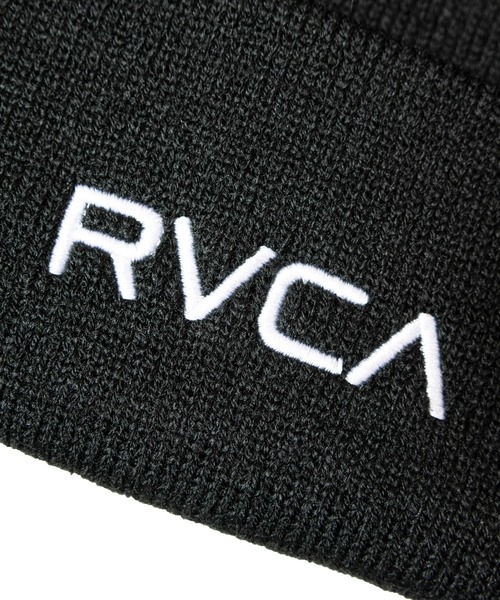 RVCA（ルーカ）の「RVCA DOUBLE FACE BEANIE（ニットキャップ/ビーニー・メンズ・クリーム/ブラック・FREE）」の5枚目の写真