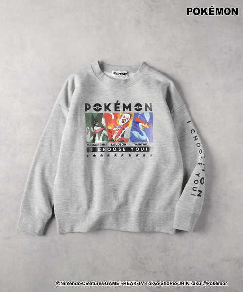Right-on(ライトオン)の「【POKEMON】プリントスウェット(スウェット・キッズ・ブラック/グレー・110/120/140/150/130)」の2枚目の写真