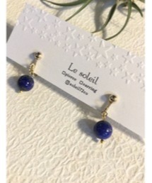 【Le soleil】小ぶりのひとつぶ　　イヤリング(MA)