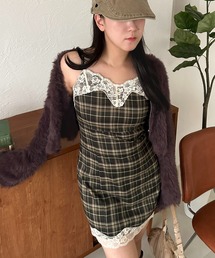 【apresjour mignon SOIE】レースキャミワンピース【ZOZOTOWN限定アイテム】