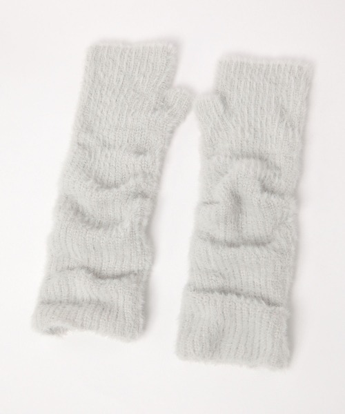 LAKOLE（ラコレ）の「ゆるリブアームウォーマー / 149304（アームカバー・レディース・オフホワイト/ブルー/ライトグレー/オレンジ・FREE）」の3枚目の写真