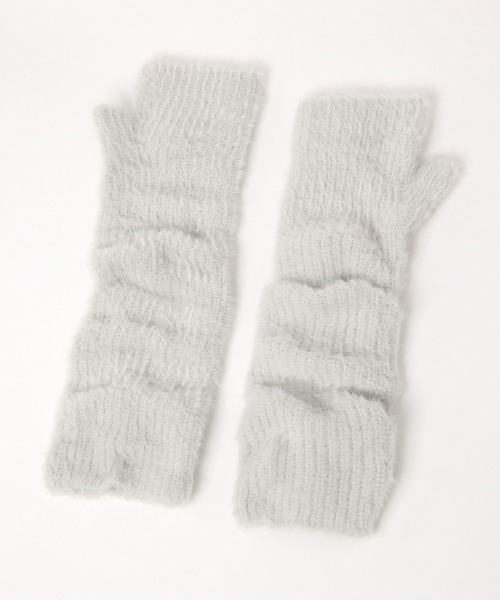 LAKOLE（ラコレ）の「ゆるリブアームウォーマー / 149304（アームカバー・レディース・オフホワイト/ブルー/ライトグレー/オレンジ・FREE）」の8枚目の写真