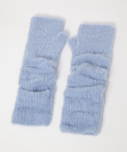 LAKOLE（ラコレ）の「ゆるリブアームウォーマー / 149304（アームカバー・レディース・オフホワイト/ブルー/ライトグレー/オレンジ・FREE）」の9枚目の写真