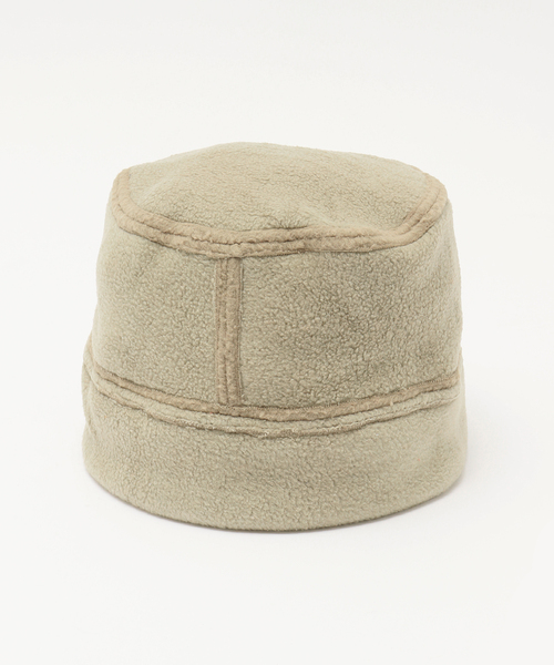 MEGA CAP（メガキャップ）の「MEGA CAP INC Fleece Winter Hat（ハット・メンズ・チャコールグレー/ベージュ/ネイビー・FREE）」の2枚目の写真