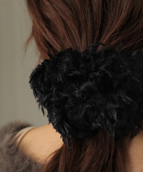 セール】フェザー風 ふわふわ シュシュ（シュシュ）｜Monocoro toppi