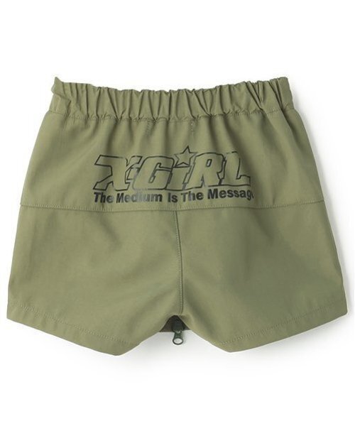 X-girl Stages（エックスガールステージス）の「フロントジップカーゴスカパン（その他パンツ・キッズ・ブラック/カーキ・140cm/130cm/110cm/90cm/120cm/100cm）」の14枚目の写真