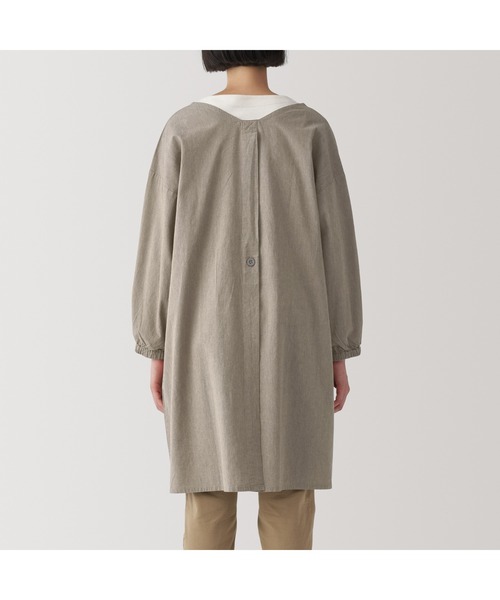 着脱しやすい 割烹着 フリーサイズ（エプロン）｜無印良品