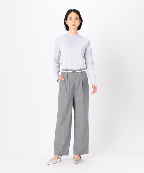 セール】【セットアップ対応】2WAYストレッチトロ ワイドパンツ