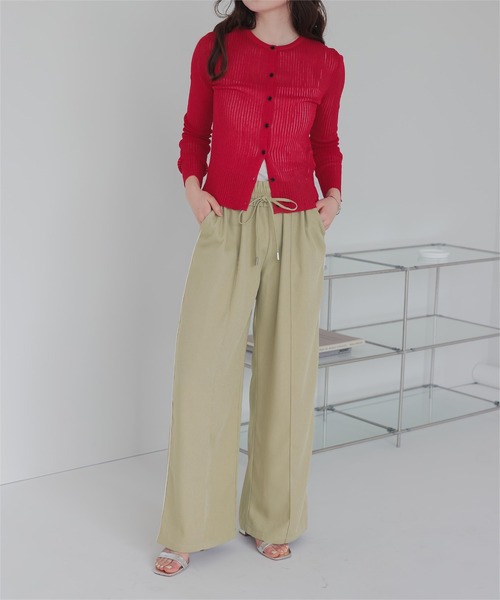 titivate（ティティベイト）の「ルーズシルエットラインパンツ（その他パンツ・レディース・グレー/ベージュ/ネイビー/ブラック・SP/M/S/L）」の13枚目の写真