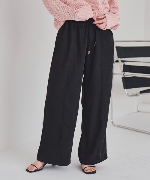 titivate（ティティベイト）の「ルーズシルエットラインパンツ（その他パンツ・レディース・グレー/ベージュ/ネイビー/ブラック・SP/M/S/L）」の8枚目の写真