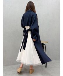 MERCURYDUO | バックチュールトレンチコート(トレンチコート)