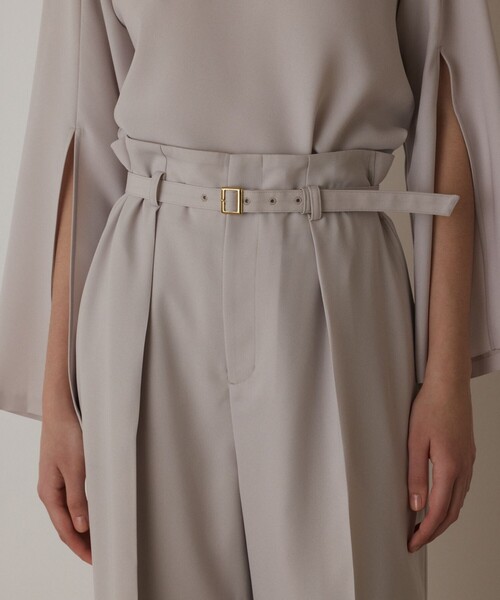 GRACE CONTINENTAL（グレースコンチネンタル）の「ハイウエストワイドパンツ（その他パンツ・レディース・ベージュ/ネイビー・36/38）」の14枚目の写真