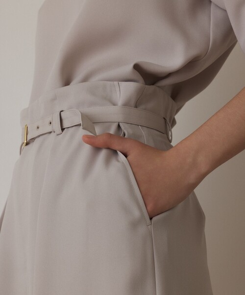 GRACE CONTINENTAL（グレースコンチネンタル）の「ハイウエストワイドパンツ（その他パンツ・レディース・ベージュ/ネイビー・36/38）」の15枚目の写真