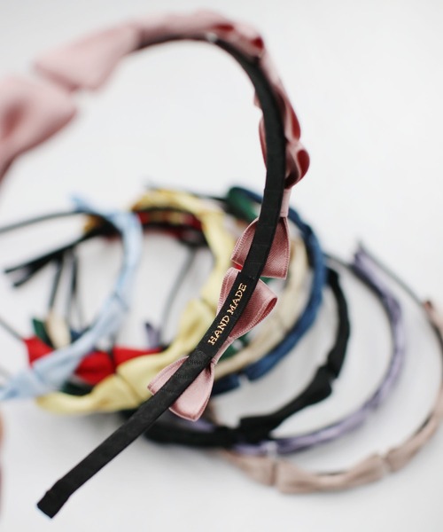 Rora（ローラ）の「パレット リボン カチューシャ（カチューシャ・キッズ・ピンク/レッド/グリーン/イエロー/ラベンダー/ネイビー/ベージュ/ピンクベージュ/スカイブルー/ブラック・FREE）」の15枚目の写真