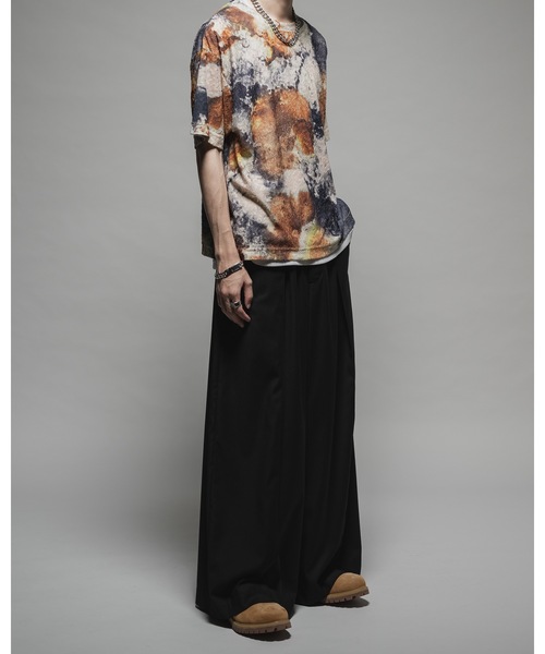 CASPER JOHN（キャスパージョン）の「Sheer jacquard T-shirts